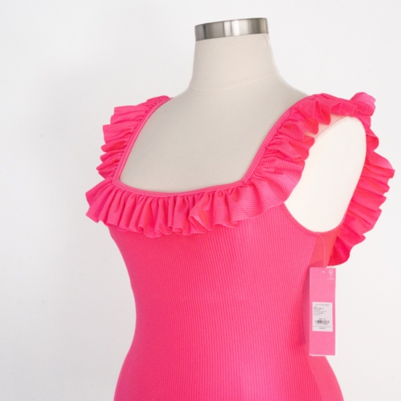 Lilly Pulitze. Aemma Ruffle One Piece Swimsuit. - Picture 10 of 14